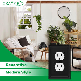 OKAYZIP modern decorative plate complements kitchens, bathrooms, and living spaces