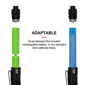 okcomuy three mode pen light supports high, low and flash settings.