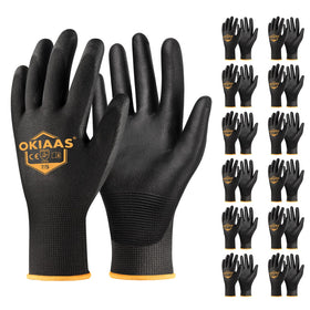 OKIAAS gloves with ultra-thin grip palm for precise handling in light tasks
