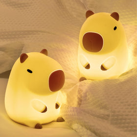 OkiyiD Capybara Night Lamp emitting dimmable soft warm light for bedtime