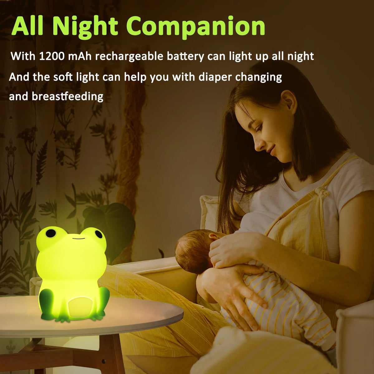 OkiyiD silicone baby night light is safe and kid-friendly.