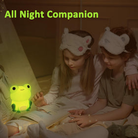 OkiyiD touch-control night light responds to easy taps for quick lighting.