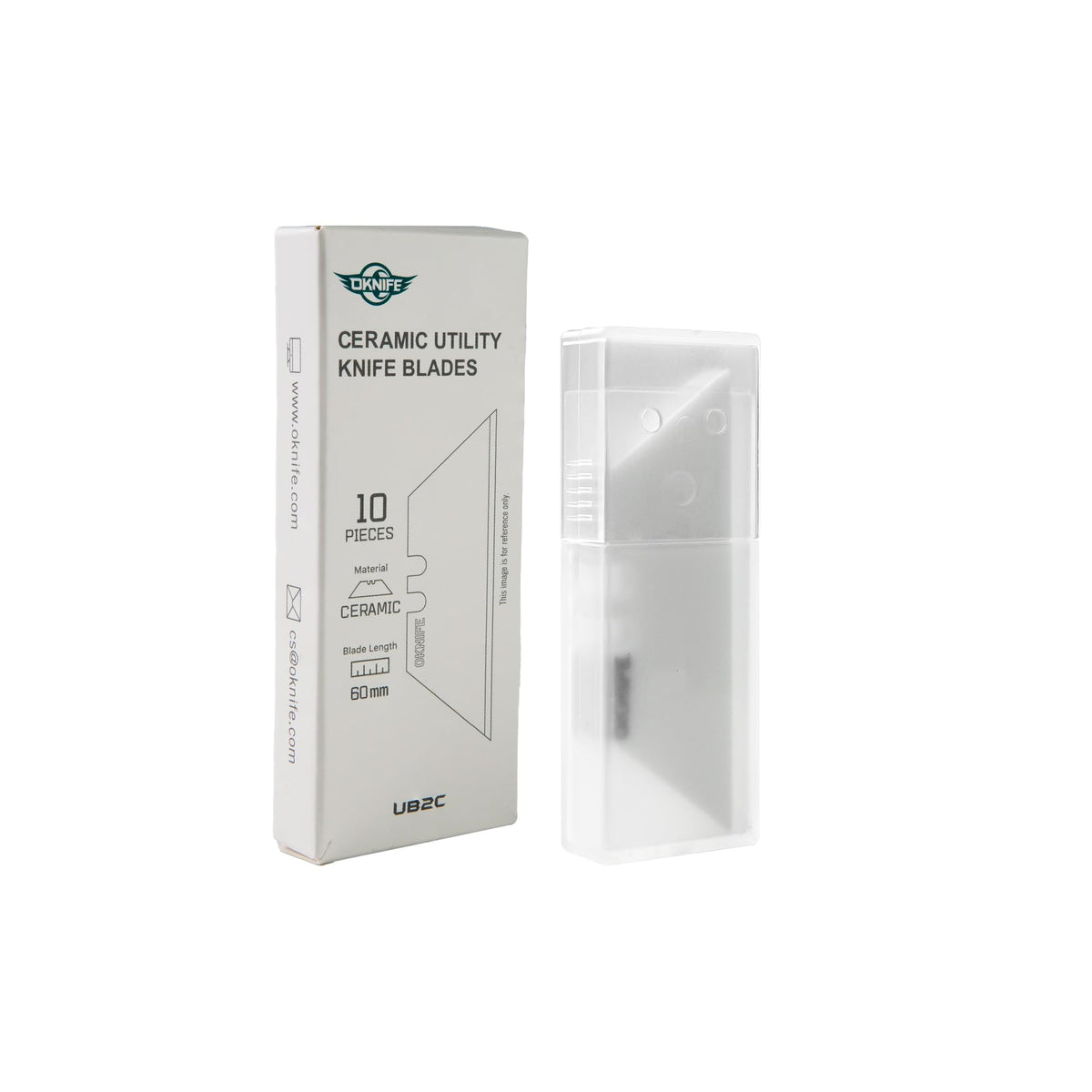 OKNIFE ceramic blade demonstrates ultra-sharp performance and rust-free durability