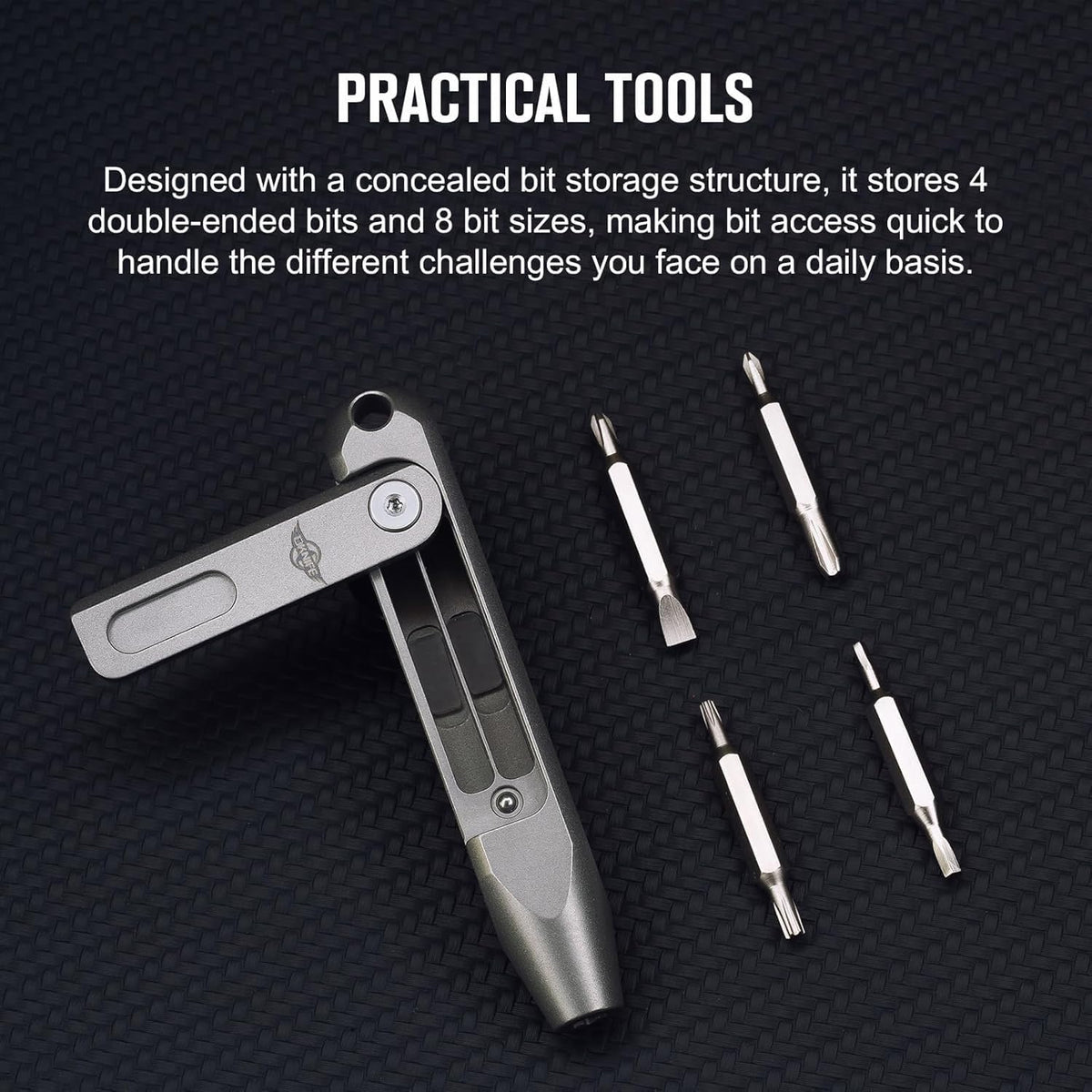 OKNIFE Otacle D1 with double-ended bits for versatile repairs