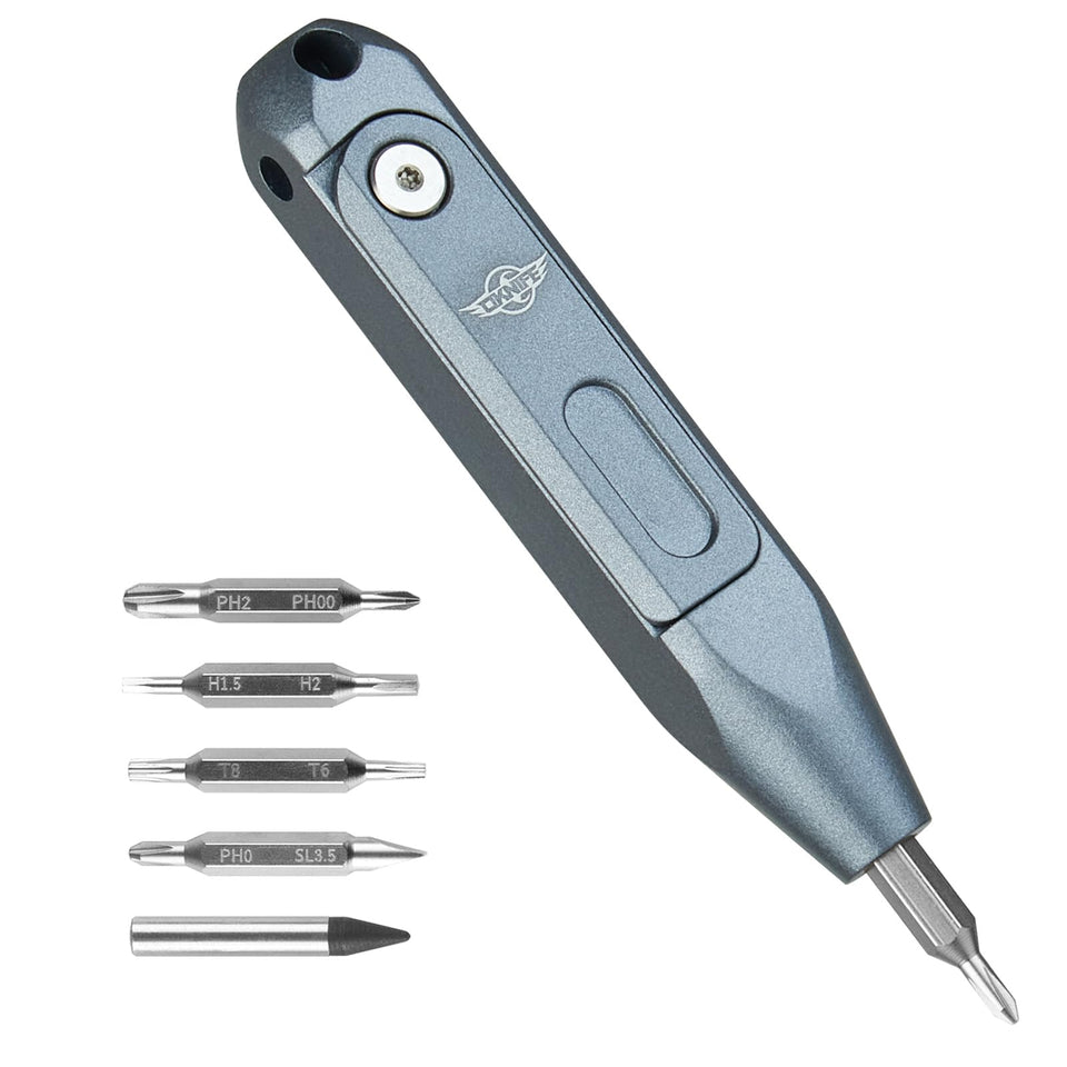 OKNIFE Otacle D1 Mini with internal storage for fast access to bits.