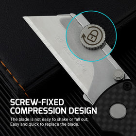 OKNIFE Otacle U1 blade-change mechanism highlights easy blade swaps