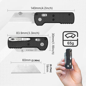 OKNIFE Otacle U1 rail-lock demonstrates secure operation during cuts