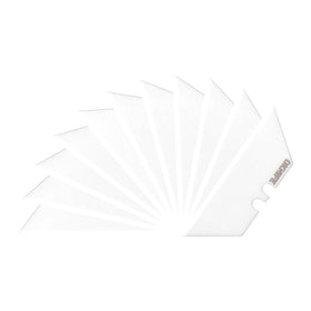 OKNIFE premium ceramic blade with brushed finish for precise, clean cuts