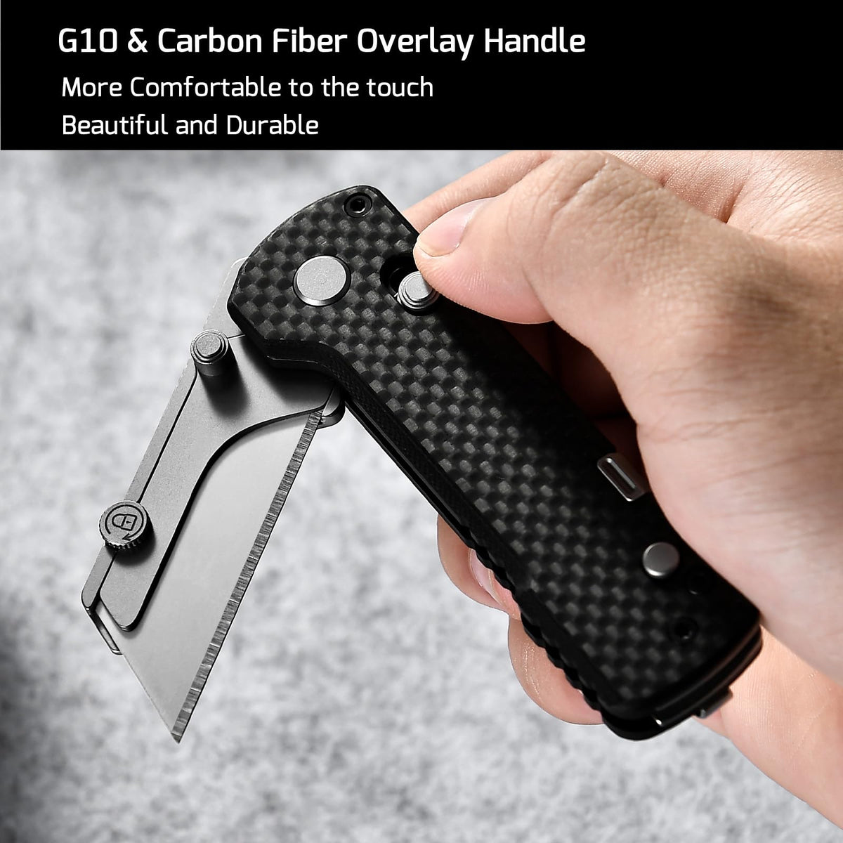 OKNIFE U1 Pro compact 3.7-inch closed length for easy carry