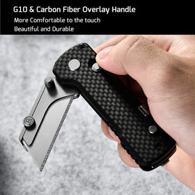 OKNIFE U1 Pro compact 3.7-inch closed length for easy carry
