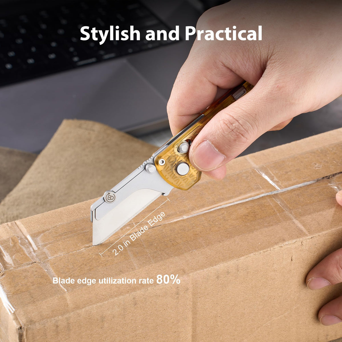 OKNIFE U1 Pro compact-pocket-clip demonstrates pocket-ready portability.
