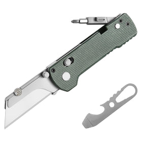 OKNIFE U1 Pro folding knife with rail-lock deployment for quick access