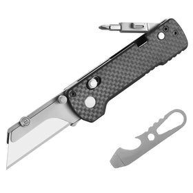 OKNIFE U1 Pro folding knife with rail lock for quick blade deployment