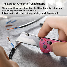 OKNIFE U1 Pro pocket clip — keep knife within easy reach during quick tasks