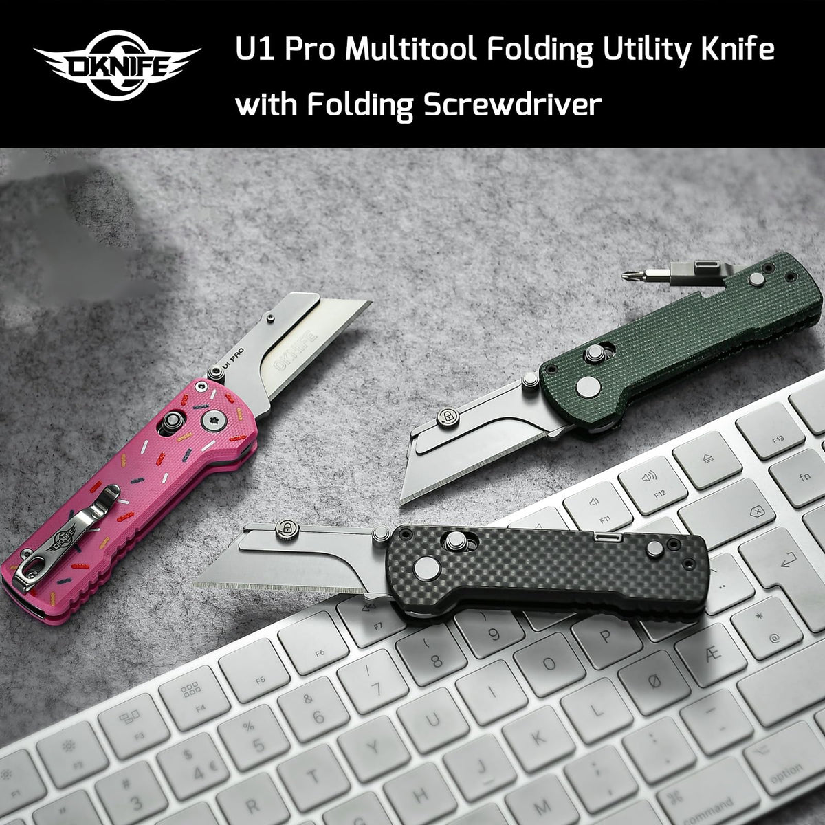 OKNIFE U1 Pro quick-change blade for fast tool adaptation