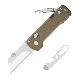 OKNIFE U1 Pro rail lock blade deployment for secure cutting