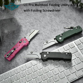 OKNIFE U1 Pro rail lock release — fast one-handed blade deployment for on-the-go tasks