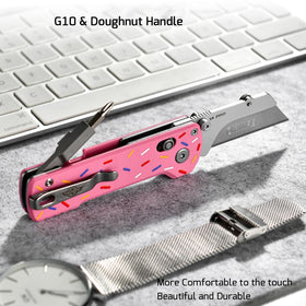 OKNIFE U1 Pro safety locking mechanism — confident cutting and stability