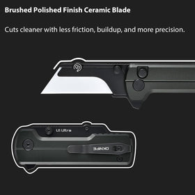 OKNIFE U1 Ultra lightweight design for daily carry.
