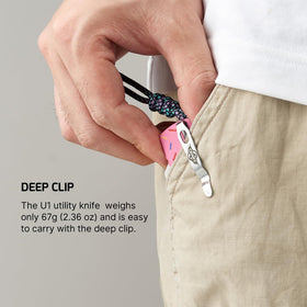 OKNIFE Otacle U1 compact 3.38-inch length fits in a pocket.