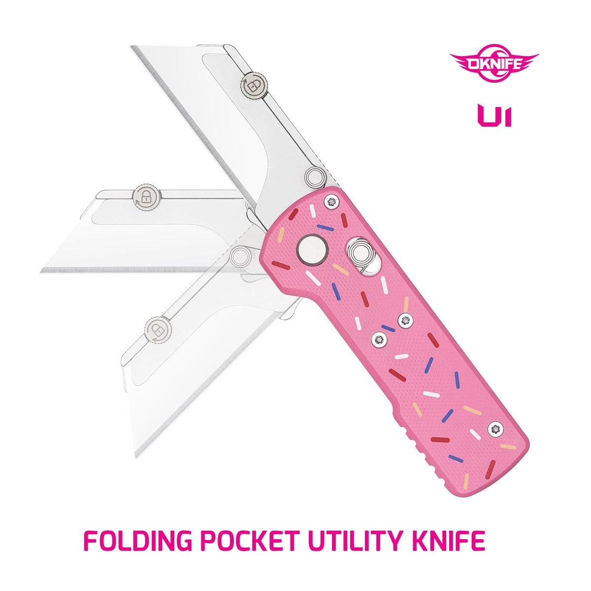 OKNIFE Otacle U1 quick blade-change feature enables fast blade swaps.