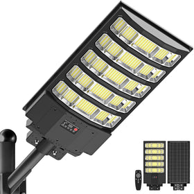 OKPRO 10000W solar street light with wide beam covering large areas