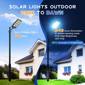 OKPRO 8000W motion sensor detail demonstrating quick response at entry points.