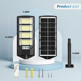 OKPRO parking lot light provides broad coverage for commercial grounds