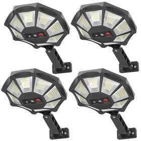 OKPRO solar light with octagonal design provides seamless outdoor illumination