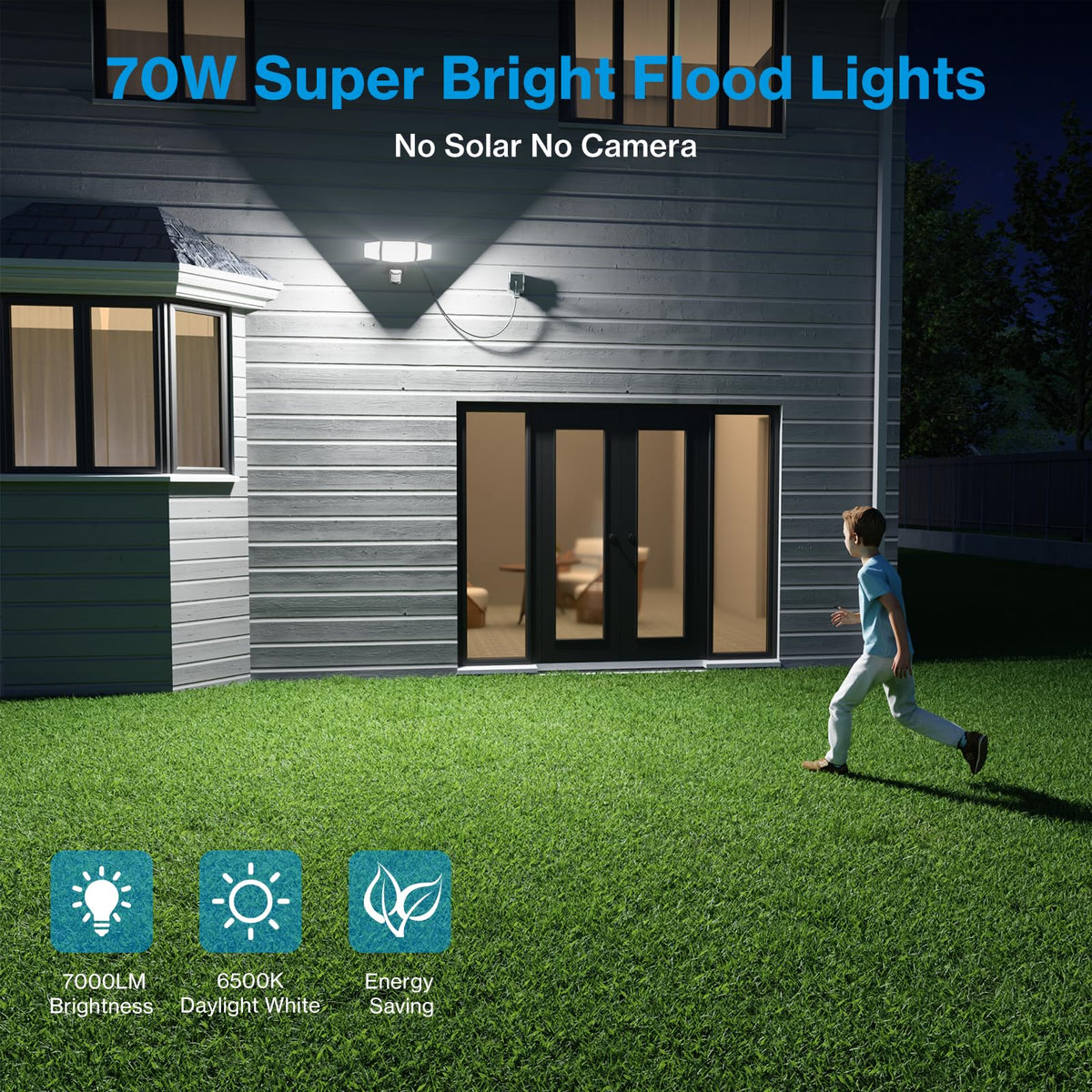 Olafus 180-degree sensor covers more space for reliable detection.