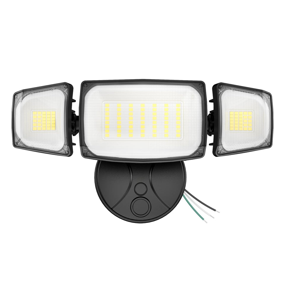 Olafus 80W flood light with adjustable heads for versatile outdoor illumination