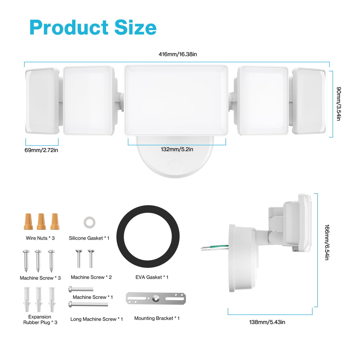 Olafus ideal lighting for backyards, garages, and entryways
