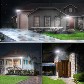 Olafus eave-mount installation for quick outdoor lighting setup
