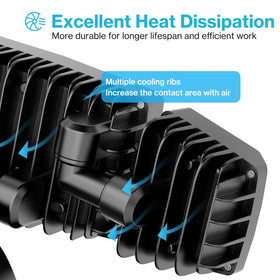 Olafus IP65 die-cast aluminum construction withstands outdoor weather
