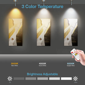 Olafus LED wireless spotlight offers 3000K-6000K dimmable lighting for ambience and task needs