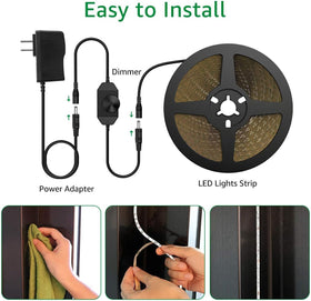 Olafus mounting clips enable clean, secure strip mounting