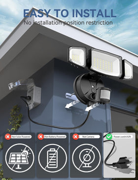 Olafus dusk-to-dawn mode demonstrates energy-saving outdoor lighting.