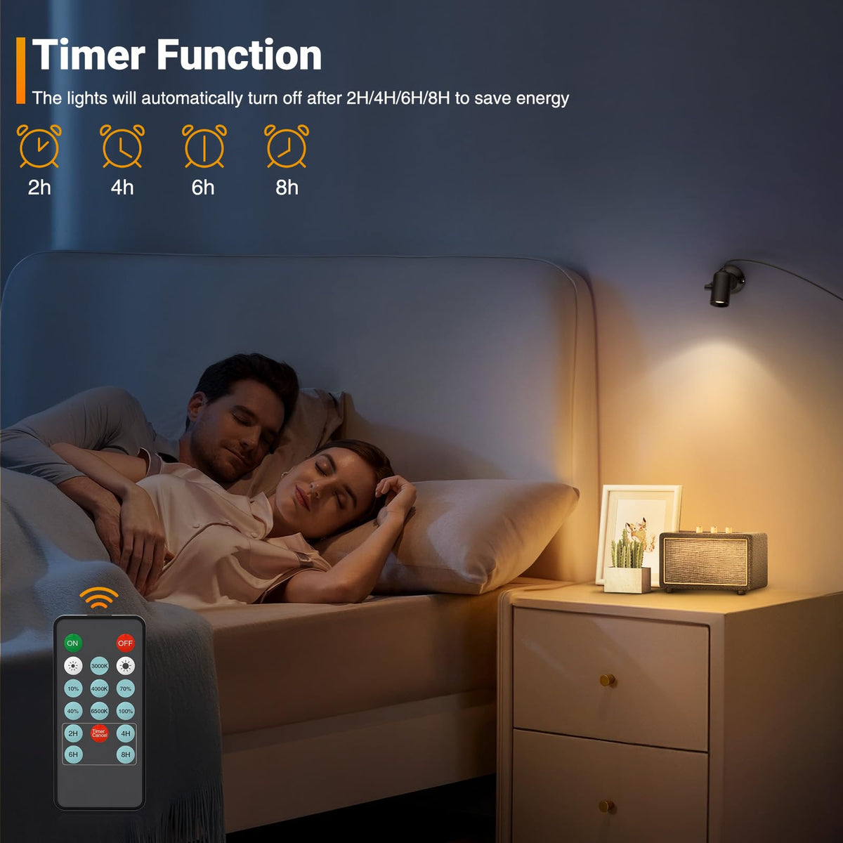 Olafus wall-mount spotlight installs easily for flexible placement