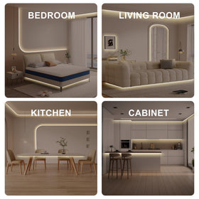 Olaholii cabinet strip lights up countertops with warmth