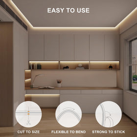Olaholii mirror lighting creates flattering, even illumination