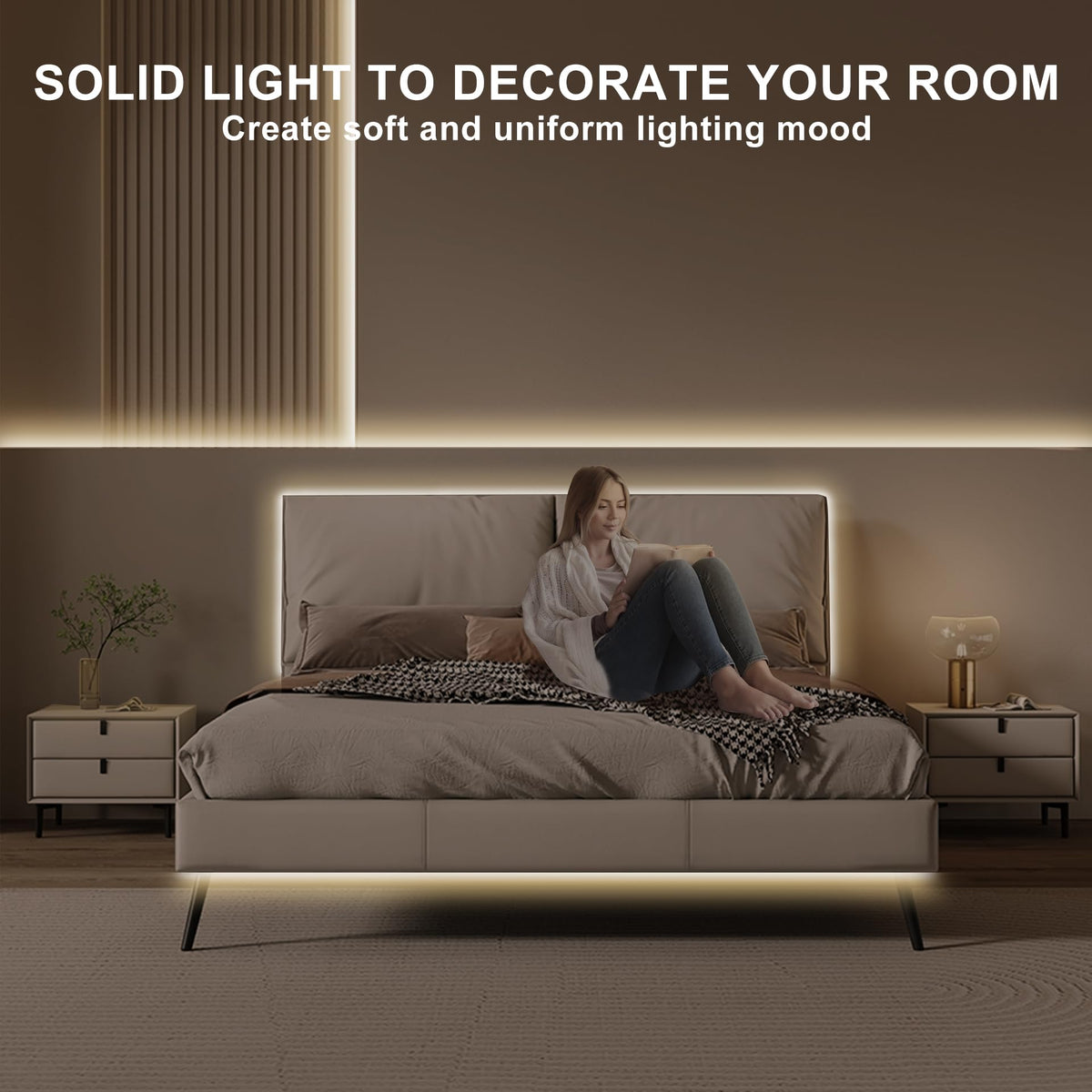 Olaholii stair light strip illuminates steps evenly