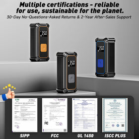 OlarHike auto shut-off memory presets simplify inflation tasks