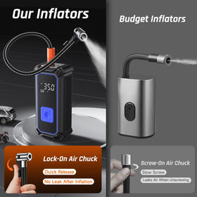 OlarHike four preset modes simplify inflation across vehicles and gear