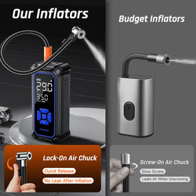 OlarHike auto shut-off prevents over-inflation at set targets.
