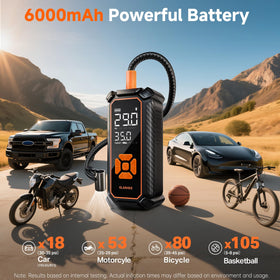 OlarHike compact battery pack enables cordless inflation anywhere