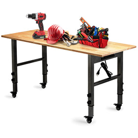 OLBRUS adjustable workbench top 54.3 by 21.6 inches for spacious assembly and planning