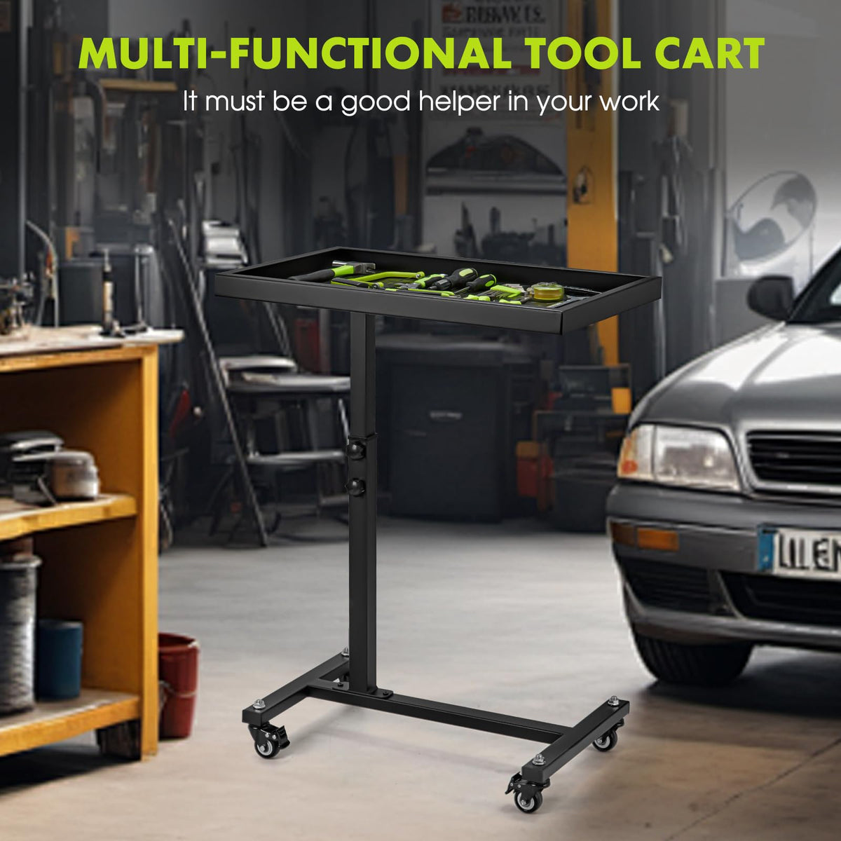 OLBRUS large wheels allow easy reconfiguration in a workshop