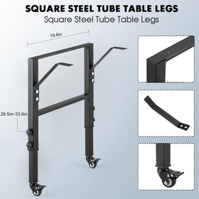OLBRUS square frame connectors add extra support for sturdy construction.
