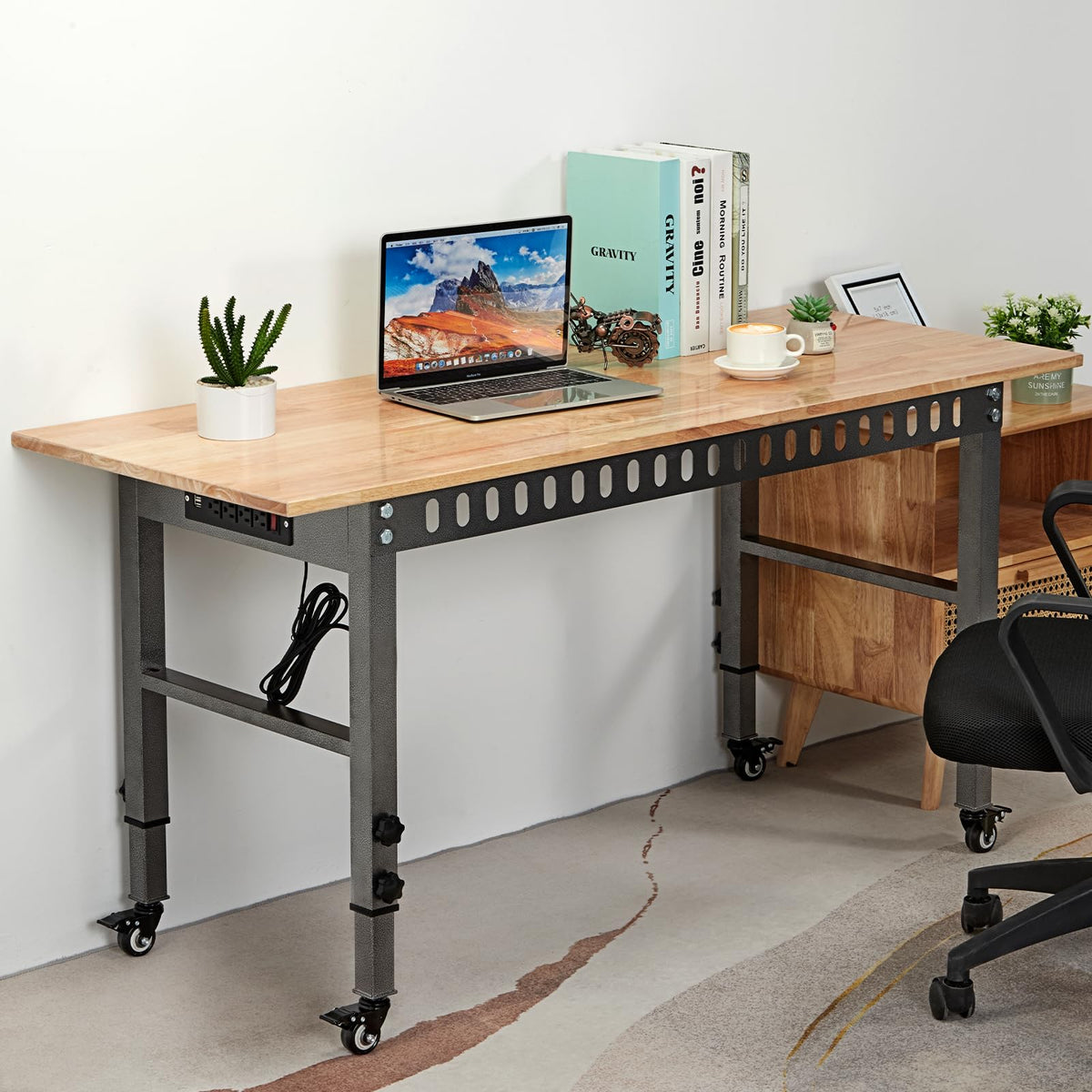 OLBRUS sturdy steel legs ensure lasting stability under load