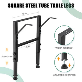 OLBRUS durable square metal frame leg built for heavy-duty DIY projects
